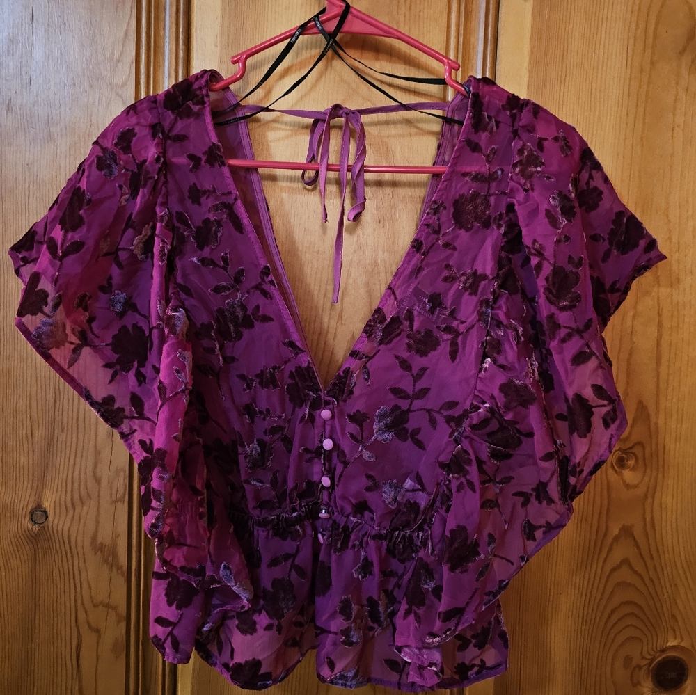 Forever 21 size medium. Raspberry color.